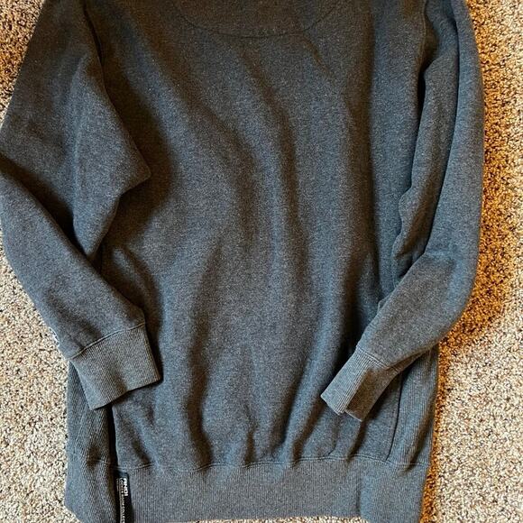 AND1, gray crew neck Sweatshirt, Locker Room Collection mens size  L - Picture 6 of 7